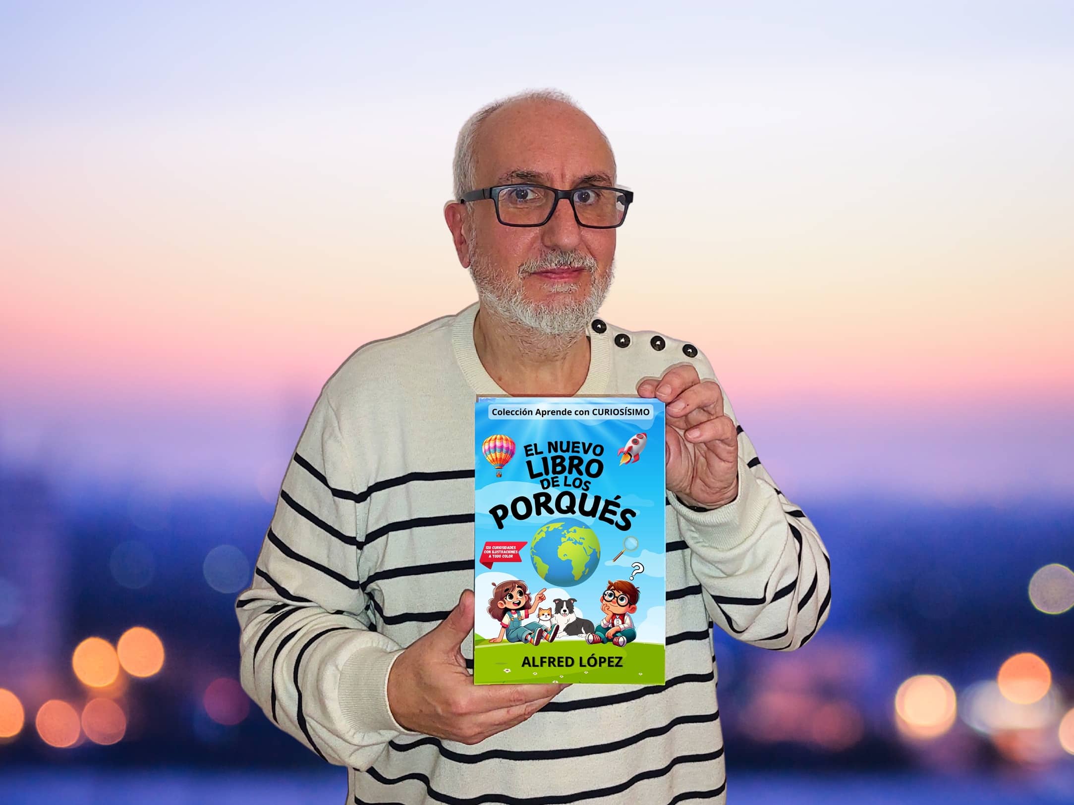 Alfred López presentó en Madrid su primer libro infantil de divulgación: «El nuevo libro de los porqués»