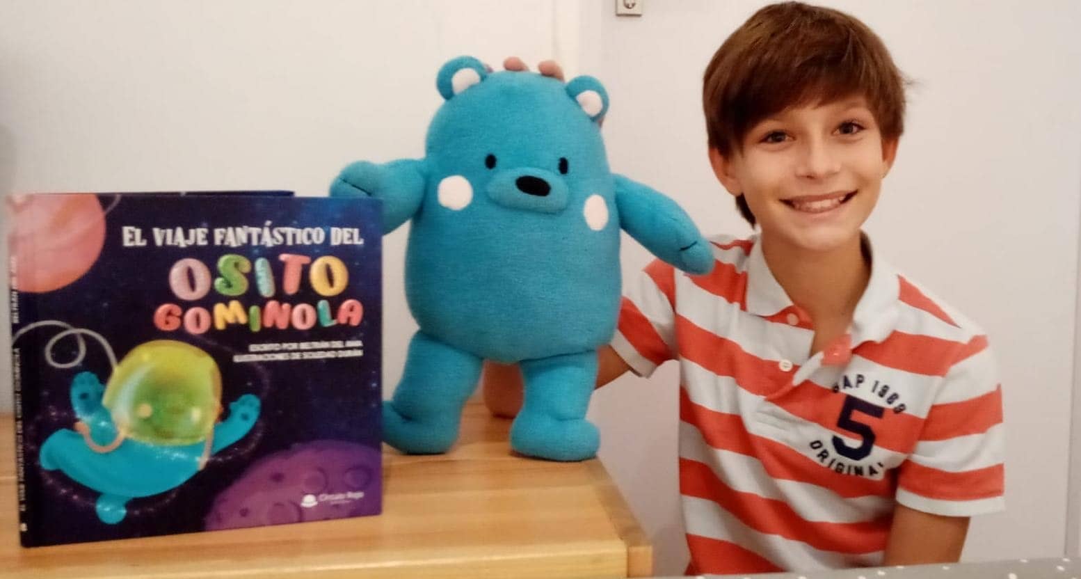 Entrevistamos al pequeño escritor Beltrán del Ama, autor de «El viaje fantástico del Osito Gominola»