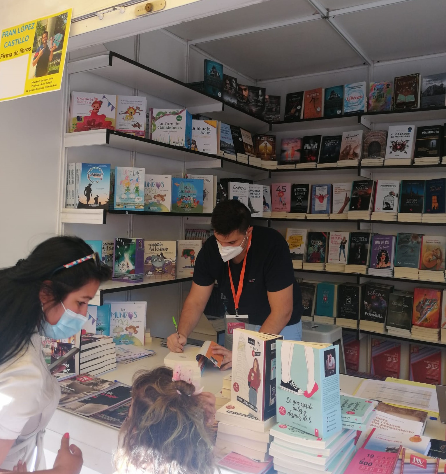 El escritor Fran López Castillo triunfa en la Feria del libro de Madrid