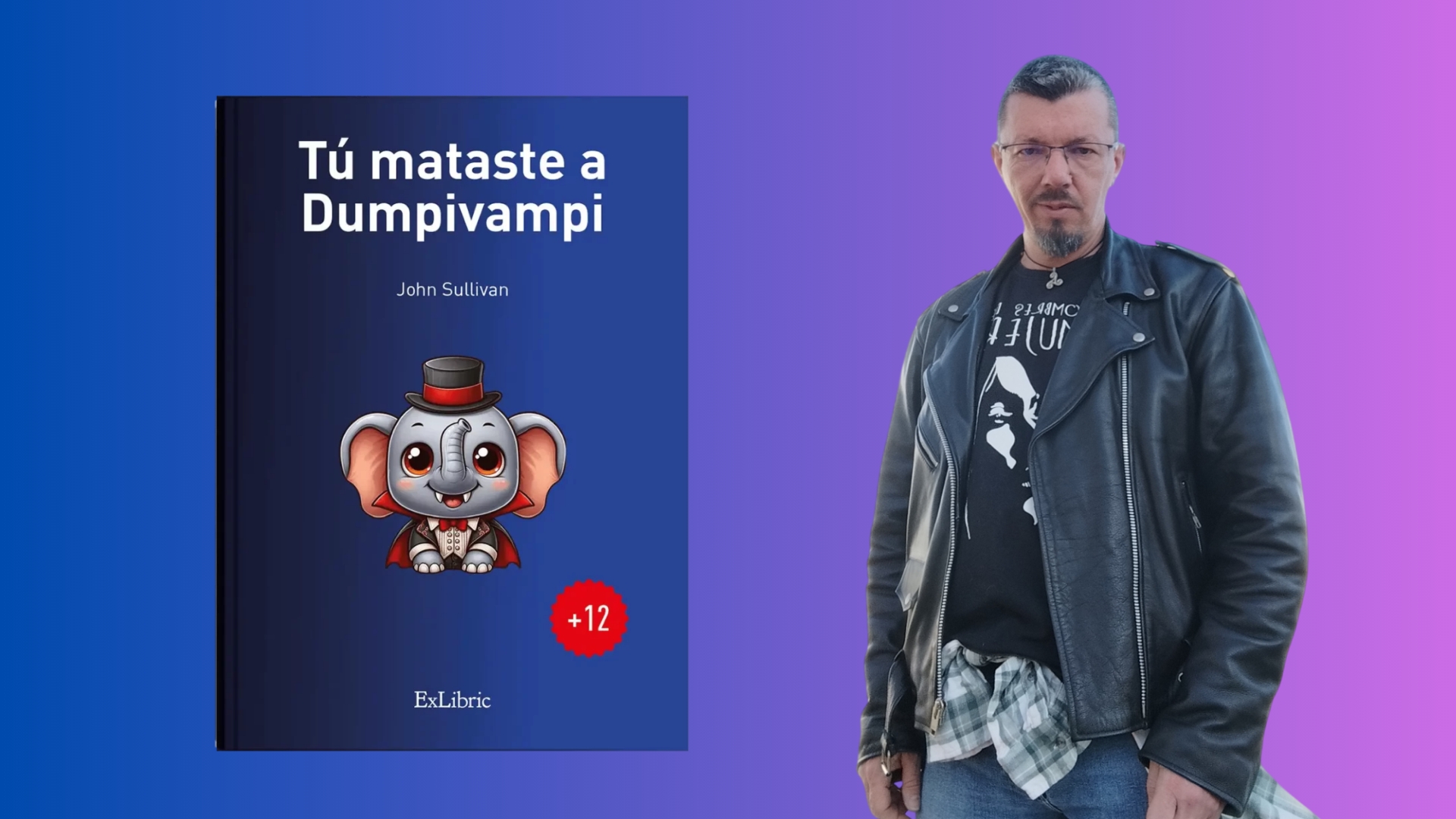 El autor isleño John Sullivan anuncia el lanzamiento de «Tú mataste a Dumpivampi»