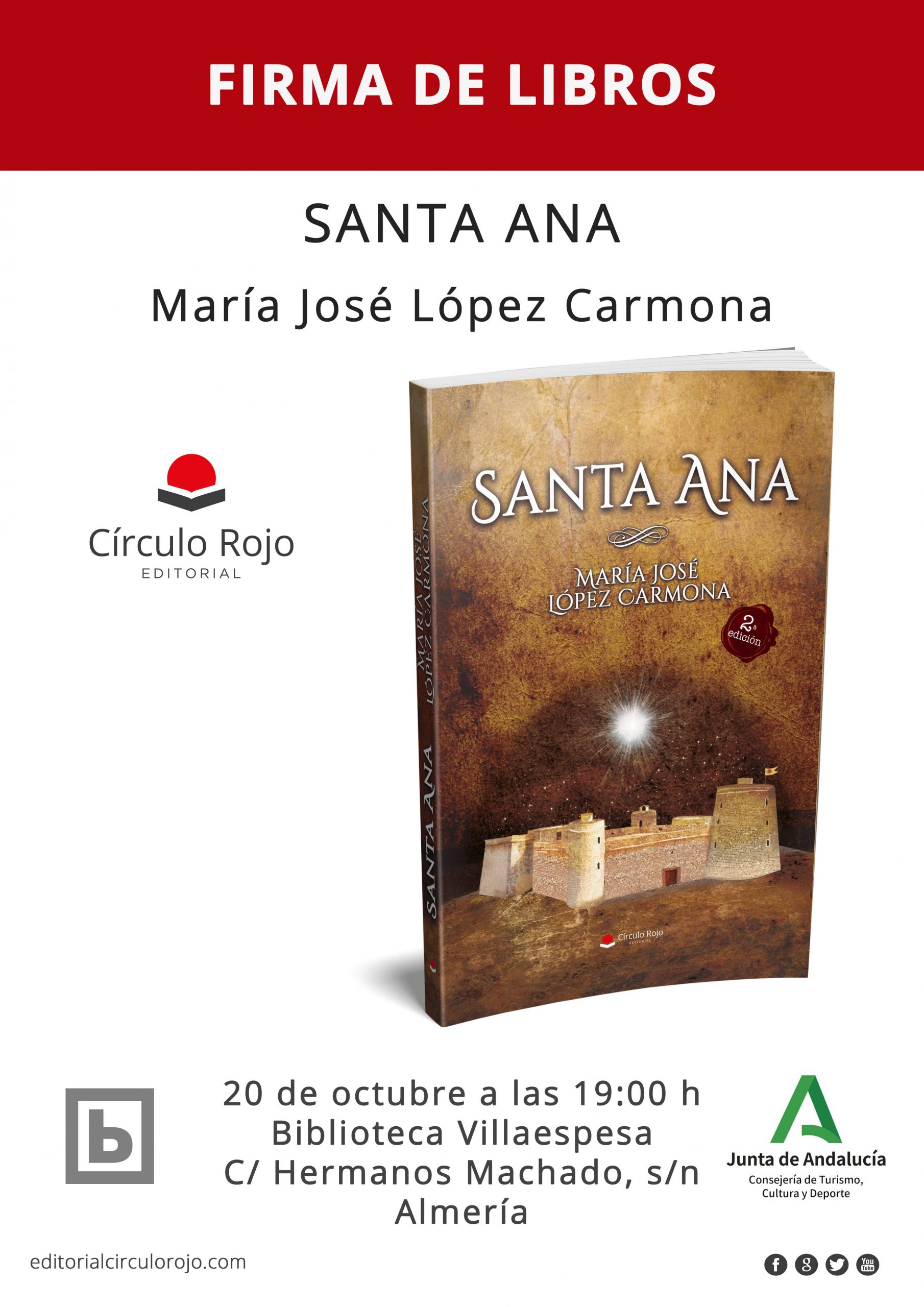 La novela SANTA ANA traspasa las fronteras locales con su presentación en la Biblioteca Villaespesa
